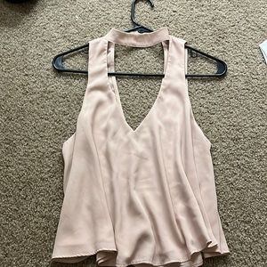 Super cute pale pink blouse like new barely worn!